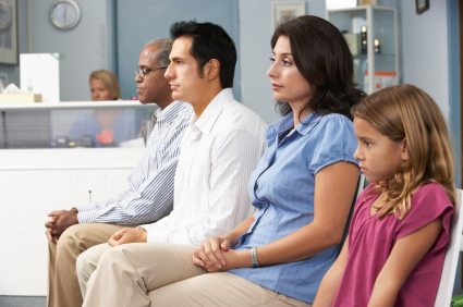 Patients In a Doctor's Waiting Room