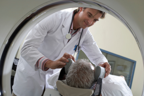 Patient Getting an MRI