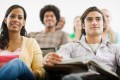 Students listening to a lecture