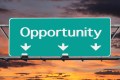 Freeway to Opportunity Road Sign